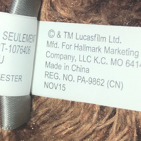 Hallmark Chewbacca Chewie Fluffballs Disney Toy Star Wars Ornament - Picture 7 of 14